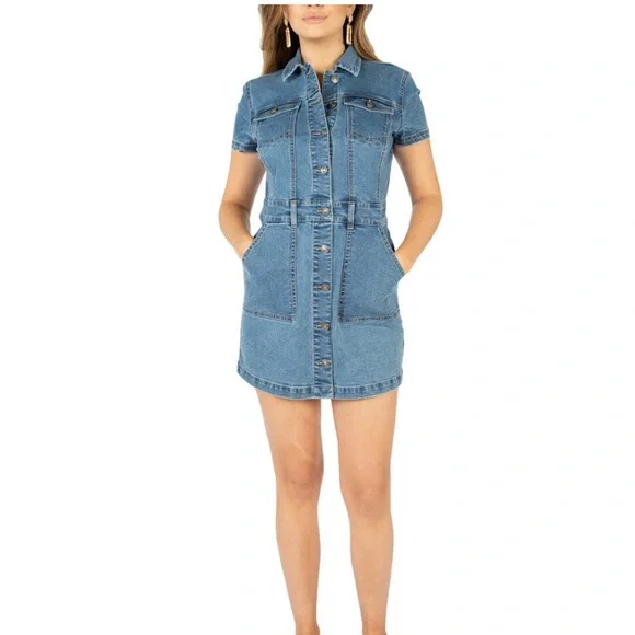 Rewash | Dresses | Rewash Denim Mini Dress | Poshmark